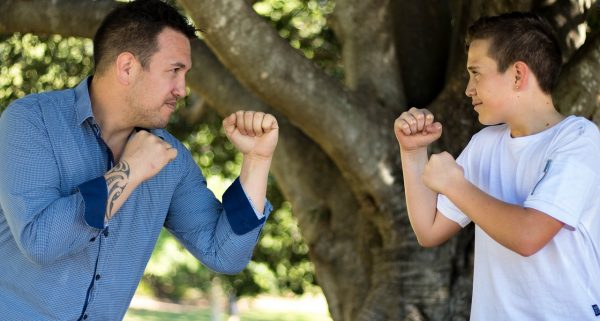 Father & Son Playfight