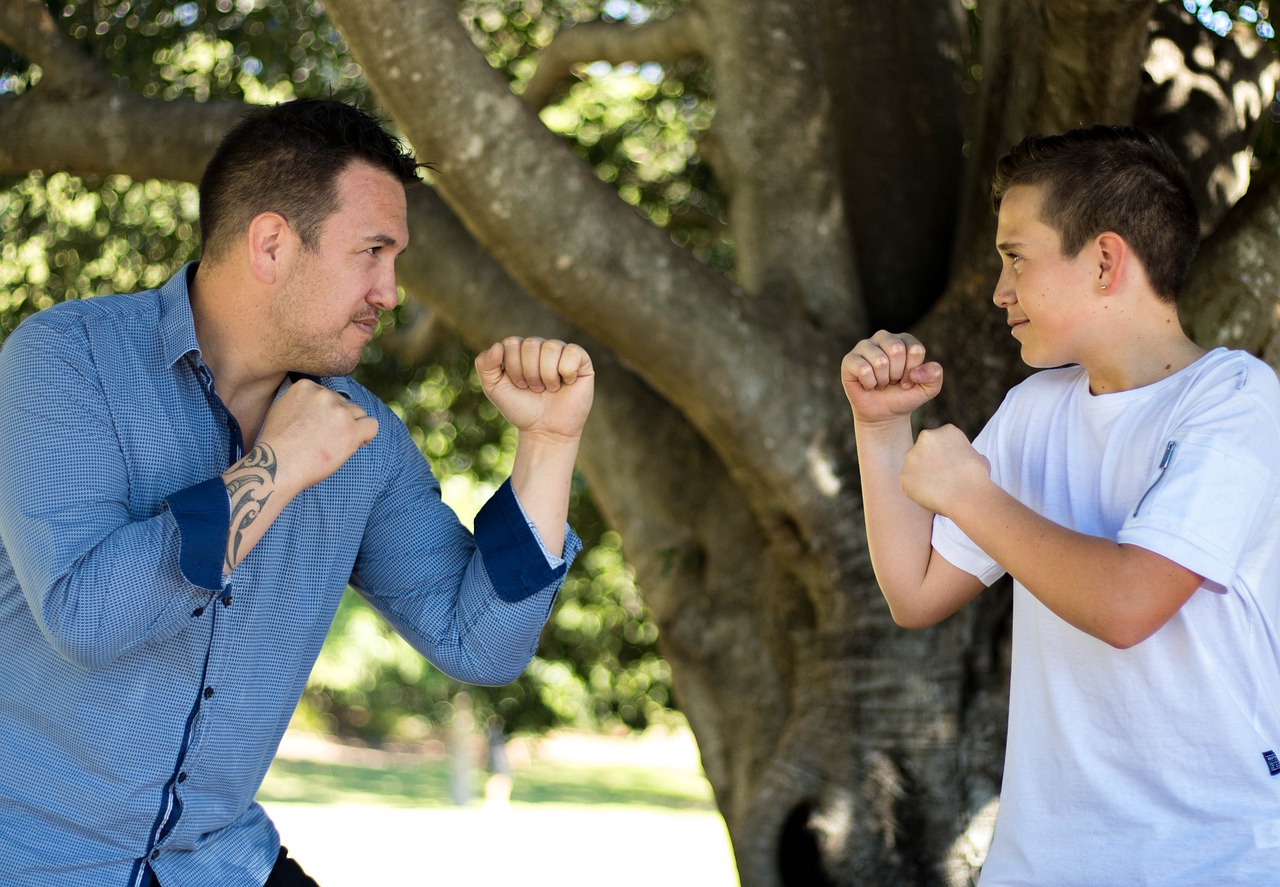 Father & Son Playfight